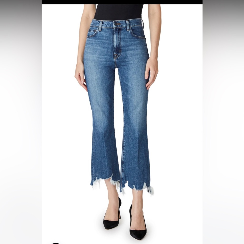 J BRAND Julia High-Rise Flared Jeans in
Wonderland Destruct